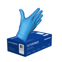 Forcefield - Gants médicaux Nitrile sans poudre - TG - paquet de 100-Qualité médicale