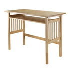 Winsome - Bureau d'ordinateur avec plateau pour clavier, pliant, naturel-Parfait pour les espaces restreints; se plie lorsque vous n'en avez pas besoin.