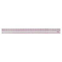 C-THRU – Règle transparente de 60 cm/24po, calibrée au 8e et au 16e de pouce, 12/pqt-Aussi graduée en centimètres