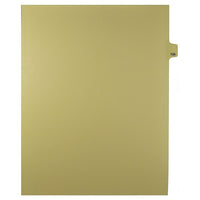 Mark Maker – Onglets séparateurs juridiques beiges, 1/25 onglets, format lettre, sans trous, numéro 156, 25/paquet-Onglets séparateurs beiges, 1/25 onglets