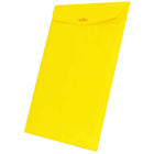 JAM Paper - Enveloppes colourées 9 x 12 avec fermeture à fermoir - Jaune recyclé - Paquet de 50-Taille: 9 x 12 pouces