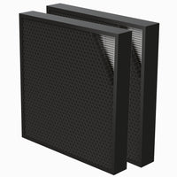Filtre hybride de 2 po pour Fellowes AeraMax Pro AM3 ou AM4 2/lot-Filtre combiné comprenant un demi-filtre HEPA  et un demi-filtre à charbon actif pour un pouvoir de purification de l’air accru.