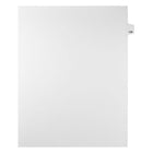 Mark Maker – Onglets séparateurs juridiques blancs, 1/25 onglets, format lettre, sans trous, numéro 129, 25/paquet-Onglets séparateurs blancs, 1/25 onglets