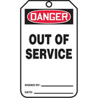 Accuform Signs - Étiquettes De Sécurité, Plastique, 3-3/8po La X 5-7/8po H, Anglais, paquet de 25-Hauteur 5-7/8po