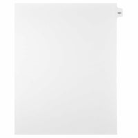 Mark Maker – Onglets séparateurs juridiques blancs, 1/15 onglets, format lettre, sans trous, numéro 181, 25/paquet-Onglets séparateurs blancs, 1/15 onglets
