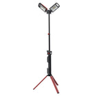 Energizer - Lampe de travail portative à DEL rechargeable à deux têtes de 5,000 lumens - rouge/noir-5,000 lumens fournissent un éclairage super lumineux pour toute application