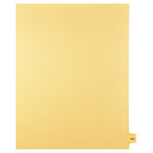 Markmaker - 25 tabs/PQT, 5 PQT/Boite, Intercalaires imprimes Legal, Chamois, 1/15th coupe| format lettre, sans trous, Numero 120-Intercalaires imprimes Legal