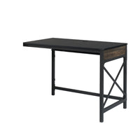 Sauder - La Collection Foundry Road Retour de Bureau - Finition Carbon Oak-Retour de Bureau