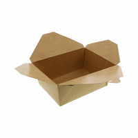 Globe Commercial Products - Kraft aliments à emporter Container # 3 - 200 pack-Conteneur à emporter kraft rectangulaire pliant
