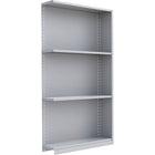 Metalware – Étagère enclenchable RK294, 4 tablettes, 48 x 24 x 88 (po), gris pâle-Système de tablettes ajustables offrant un espace de rangement solide, mais économique qui convient à vos besoins