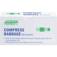 Pansement de compression, stériles, SAY369, oui, 24/paquet-Dimensions larg. x long. (po) – 4 x 4