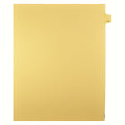 Markmaker - Intercalaires imprimes Legal, Chamois, 1/25th coupe, format lettre, sans trous, 25 tabs/PQT, 5 PQT/Boite, Numero 78-Intercalaires imprimes Legal