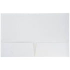 JAM PaperMD – Chemises de présentation lustrées à deux pochettes, blanc, 50/paquet-Capacité : 200 feuilles