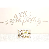 MILLBROOK - Carte de souhaits Enveloppes - 5-3/8 po L x 7-3/4 po H - Fleurs sepia - Paquet de 18-Cartes de qualite style boutique