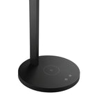 Sheffield Home - Minimalist Lampe de Travail LED de Chargement Sans Fil-Aluminium anodisé noir mat, abat-jour en acrylique givré