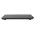 Allsop - Support de moniteur Lo Riser avec plate-forme large et réglages de hauteur double - Noir-Supporte jusqu'à 30 lb
