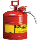 JustriteMD – Bidon de sécurité AccuFlowMC de type II, 5/8 po, 5 gallons, rouge-Le mécanisme de la gâchette Safe-SqueezeMD exclusif de AccuFlowMC offre un débit régulier et un versement précis