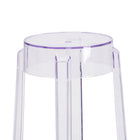 Tabouret de bar transparent de 29,75 po (FH-118-APC2-GG)-À hauteur de bar