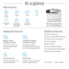 HP - Imprimante laser couleur multifonctions LaserJet Pro M283fdw-À plat, 1200 ppp