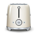 SMEG TSF01CRUS, Toaster 2 Tranches Années 50, Crème-6 Niveaux De Coloration
