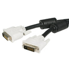 StarTech  Câble DVI-D à liaison double, M/M, 25 pi-Fini les contraintes de longueur grâce à ce câble pouvant connecter des appareils DVI-D à 25 pi d’écart