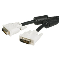 StarTech  Câble DVI-D à liaison double, M/M, 25 pi-Fini les contraintes de longueur grâce à ce câble pouvant connecter des appareils DVI-D à 25 pi d’écart