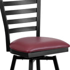 Flash Furniture - Tabouret de bar xU6F8BLDSWVBGV, bourgogne-Mousse ignifuge CA117