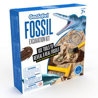 Educational Insights - Kit d'excavation de fossiles GeoSafari® Jr.-Creusez dans la découverte dino ! Les petits amateurs de dino peuvent fouiller et étudier de vrais fossiles, tout comme un vrai paléontologue.