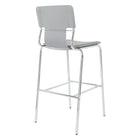 Tabouret bar Dorado, vinyle, base chrome, 30po-4