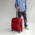 Air Canada - Valise à roulettes souple de 20 po Central Collection - Bourgogne-Serrure TSA intégrée à 3 chiffres