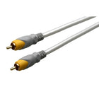 Electronic Master – Câble vidéo RCA mâle à mâle de 6 pi, 2 x 6,3 x 9,5 po, gris-Câbles abordables de grande qualité permettant d’obtenir la meilleure qualité d’image que votre système peut fournir
