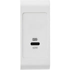 StarTech Chargeur mural USB-C à 1 port avec 60W de puissance-Le câble USB-C inclus peut être connecté directement aux cellulaires, aux tablettes ou aux chargeurs