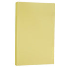 Jam Paper ââ‚¬â€� papier cartonné, taille légale, vélin jaune, 50/paquet-Poids du papier : 65 lb