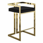 Plata Decor - Harvey Tabourets - Or / Noir - paquet de 2-Tabouret à dossier bas