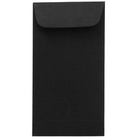JAM Paper - Enveloppes à monnaie no 7, 6,5 x 3,5 po, noir, 100/paquet (351027549G)-Noir