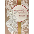 Rosedale – Cartes de sympathie et enveloppes « In Sympathy » doré, 5 1/2 x 8 po, 6/paquet (19960)-Imprimé sur du papier cartonné non couché de haute qualité
