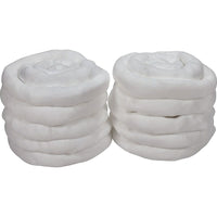 Zenith Safety – Tubes absorbants, huile seulement, 120 long. x 3 larg. (po), 45 gallons/paquet, 10/pqt-Enveloppe de polypropylène durable protégeant les déchirures et offrant une flexibilité maximale