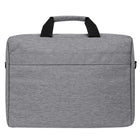 Vangoddy Ndossy Sacoche pour Ordinateur Portable de 15,6 po Sac à Bandoulière - Gris-Grande poche frontale zippée pour les articles de papeterie, le chargeur, le câble, le portefeuille, le téléphone portable et d'autres nécessités lors de vos déplacements.