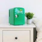 Coca-Cola - Sprite Mini refroidisseur/chauffe-réfrigérateur thermoélectrique portable 6 canettes - 4 L / 4,2 qt-Poignée de porte à verrouillage automatique