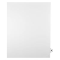 Mark Maker – Onglets séparateurs juridiques blancs, 1/15 onglets, format lettre, sans trous, numéro 59, 25/paquet-Onglets séparateurs blancs, 1/15 onglets
