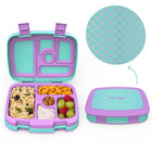 Bentgo - Boîte à lunch à 5 compartiments pour enfants - Écailles de sirène-5 compartiments pratiques parfaitement proportionnés selon l'appétit de l'enfant pour favoriser un repas sain et équilibré