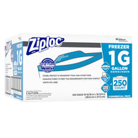Ziploc - Sacs de congélation professionnels, 1 gallon, bte/250 (SCJ71377)-Languettes facilitant l'ouverture
