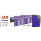 JAM PaperMD – Agrafes de taille standard, violet, paquet de 5-Violet