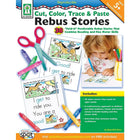 Livre numérique : Key Education - Cut, Color, Trace & Paste Rebus Stories, 804099-EB, maternelle à 2e année-Vous recevrez deux courriels : le premier confirmant la totalité de votre commande et le second comportant un lien de téléchargement. Vous pourrez utiliser le lien de téléchargement immédiatement ou plus tard, comme vous le voulez.