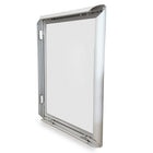 Eddie’s Hang-Up Display Ltd. - Support pour affiche avec cadre encliquetable, 8 1/2 x 11 po, aluminium, 10/paquet (137012)-Cadre en aluminium satiné