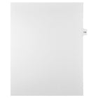 Markmaker - Intercalaires imprimes Legal, Blanc, 1/15th coupe, format lettre, sans trous, 25 tabs/PQT, 5 PQT/Boite, Numero 110-Intercalaires imprimes Legal