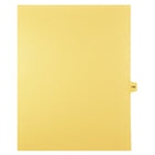 Markmaker - 25 tabs/PQT,5 PQT/Boite, Intercalaires imprimes Legal, Chamois, 1/15th coupe| format lettre, sans trous, Numero 159-Intercalaires imprimes Legal