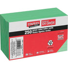 Staples - Fiches lignées - 3 po x 5 po - vert-Robuste et économique