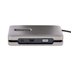 StarTech - Adaptateur Multiport USB C - Station d'Accueil avec DP Alt Mode/4K HDMI 2.0/VGA-Compatibilité : Mini dock compatible avec les PC USB-C/Ultrabooks/Chromebooks/Surface/Thunderbolt 3/4/USB4 de HP/Dell/Lenovo - Windows/Android/Linux/ChromeOS. Pour des performances vidéo optimales, utilisez les processeurs Intel 11th & 12th gen+