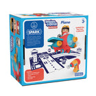 Educational Insights - Conception & Drill® Bolt Buddies® Plan-Emballage écologique ! ne jetez pas la boîte, cela fait partie du jeu ! Ce package Bolt Buddies se déploie pour créer un set de jeu vertigineux qui améliore le temps de jeu
